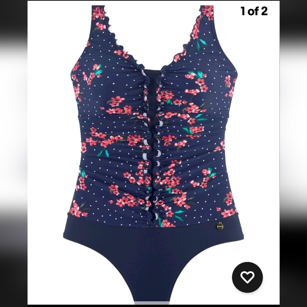 Lascana One Piece Fauxkini Swimsuit